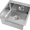 Кухонная мойка Basic CL DS Decor 45x50 (сатин, коландер, дозатор)