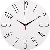 Настенные часы Рубин Классика 3010-001 (белый/черный)