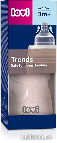 Бутылочка для кормления Lovi Trends 21/563_pin (250 мл)