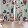 Комплект штор JoyArty Новогодние зверюшки Oxford DeLux 1.7x2.65 м pox_380868 (2 шт)