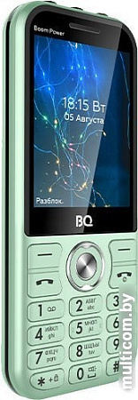 Мобильный телефон BQ-Mobile BQ-2826 Boom Power (зеленый)