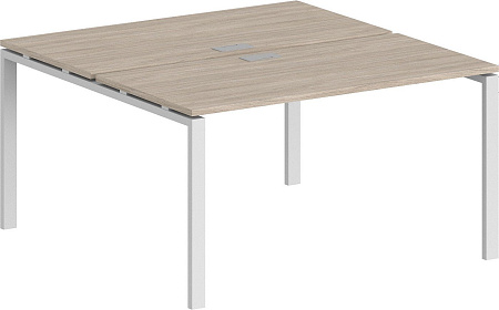 Стол Norden 120x143.8x75 SG.244.OL.63.WH (белый/дуб светлый)