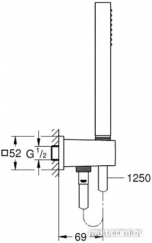 Душевой гарнитур Grohe Euphoria Cube Stick 26405000