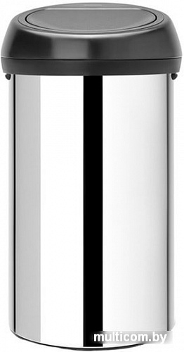 Brabantia Touch Bin 60 л (стальной полированный/черный)