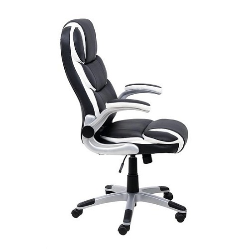 Кресло AksHome Antony Eco (черный/белый)