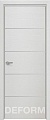 Межкомнатная дверь Юркас Deform H12 ДГ 90x200 (дуб французский сильвер)