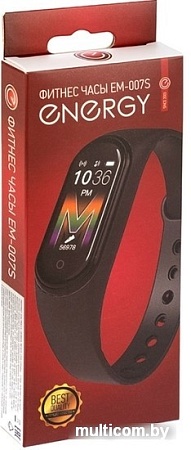 Фитнес-браслет Energy EM-007S (черный)