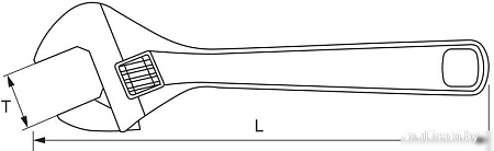 Гаечный ключ Thorvik AJW250