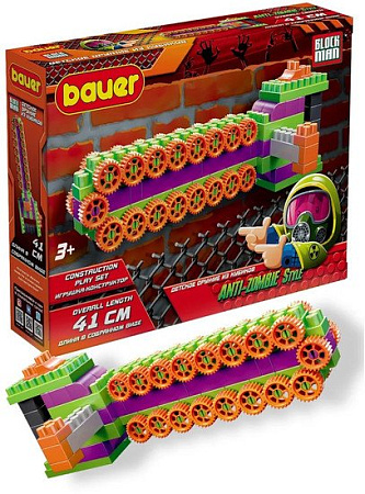 Конструктор Bauer Бензопила Зомби 880