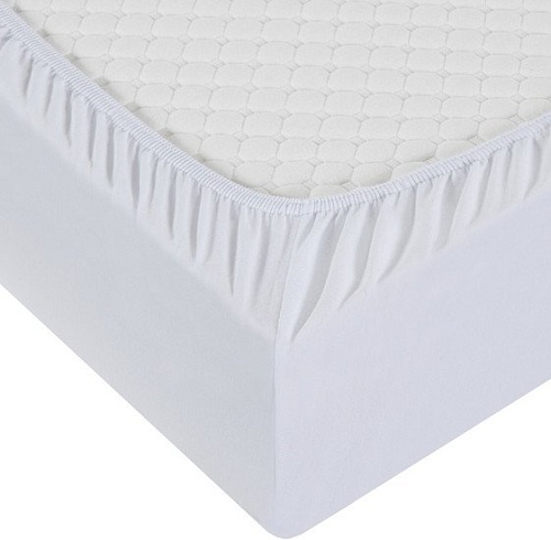 Постельное белье Миланика Белая 160x200 (трикотаж)