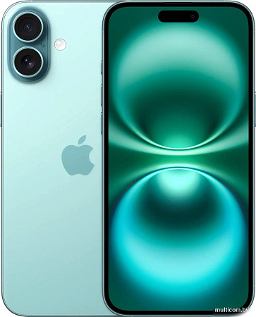 Смартфон Apple iPhone 16 Plus 256GB (бирюзовый)