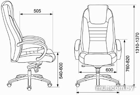 Кресло Бюрократ T-9923SL/BLACK (черный)