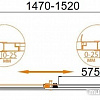 Душевая дверь Cezares Molveno-BF-1-120-C-Cr-IV