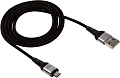 Кабель Walker C970 USB Type-A - USB Type-С (1 м, черный)