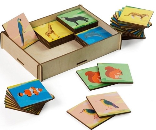 Развивающая игра Paremo Мемори. Животные PE720-84