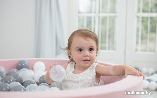 Сухой бассейн Misioo 90x40 200 шаров (светло-розовый)