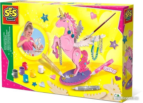 Набор для создания поделок/игрушек SES Creative Подставка для украшений в виде единорога 14675