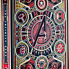 Игральные карты United States Playing Card Company Theory 12 Avengers Red Edition T1151