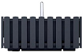 Вазон Prosperplast Boardee Fencycase W DDEF400W-S433 (антрацит)