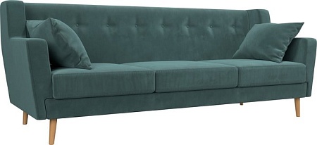 Диван Mebelico Брайтон 3 109149 (велюр, бирюзовый)