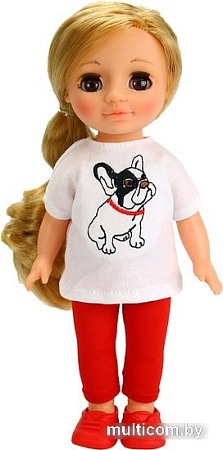 Кукла Весна Ася с бульдожкой 28 см