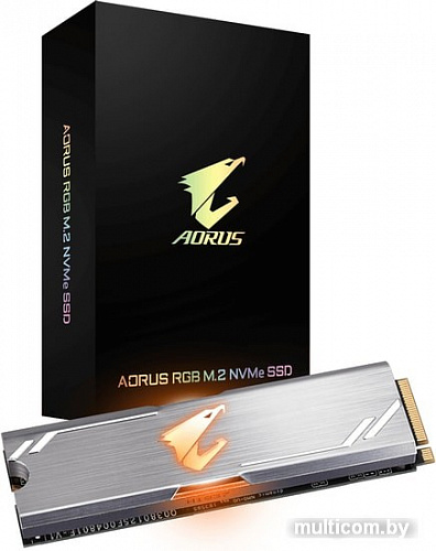 SSD Gigabyte Aorus RGB M.2 NVMe 256GB GP-ASM2NE2256GTTDR