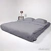 Постельное белье AksHome Серый Евро (перкаль 6793-12-1)