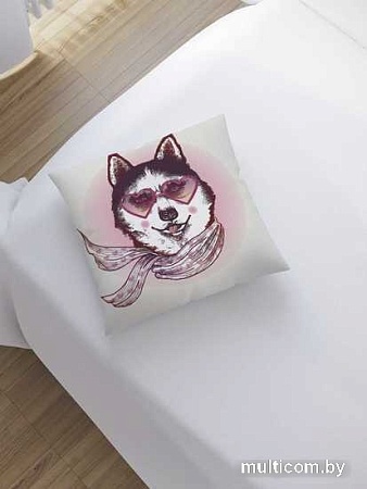 Чехол на подушку JoyArty Стильный пес sl_15531