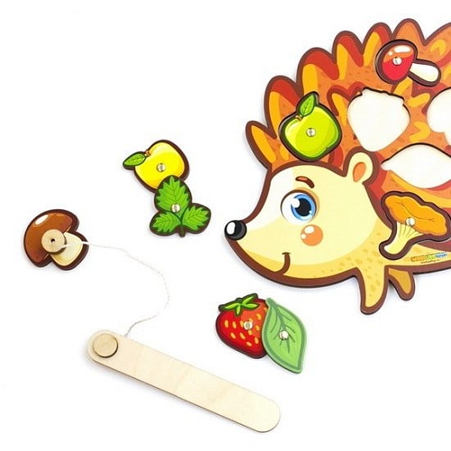 Магнитная рыбалка WoodLand Toys Ежик 062202