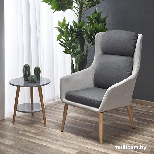 Стул-кресло Halmar Purio (светло-серый/темно-серый)