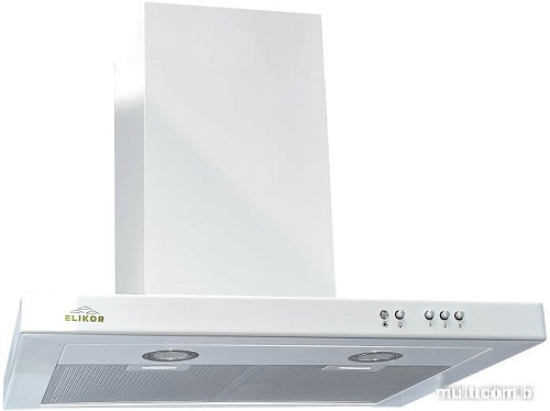 Кухонная вытяжка Elikor Квадра 60П-430-К3Г (белый)