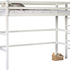 Кровать-чердак Dyatel Марсель Люкс 90x200 с настилом HF-BS-058-WH (белый)
