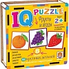 Мозаика/пазл Айрис-Пресс IQ пазл деревянный. Фрукты и ягоды 9785811282524