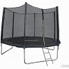 Батут GetActive Jump 10ft-305 см 10360S2Y-L с лестницей, сеткой (черный)