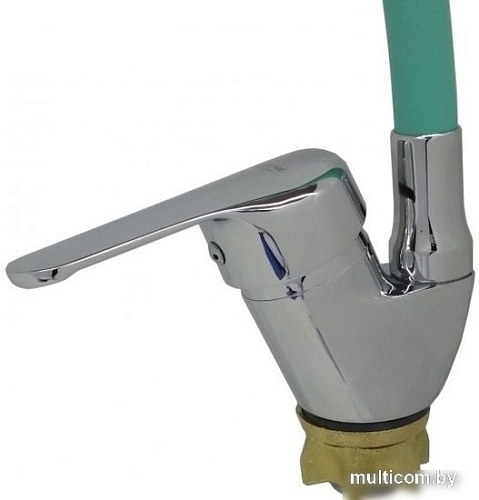 Смеситель Ledeme L4132-11 (хром/бирюзовый)