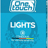 Гладкие презервативы One Touch Lights (3 шт)