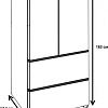 Холодильник Meferi MFR83IX Total No Frost French Door Comfort
