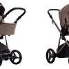 Универсальная коляска BEBETTO Pelpasso 2в1 Pro (04 Kaszmir/светло-бежевая кожа)