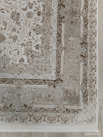 Ковер для жилой комнаты Radjab Carpet Арвен Прямоугольник PS23E 12011RK (2.4x3.4, Cream)