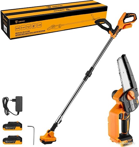 Высоторез Deko DKCHS 20-150 063-4482 (с 2-мя АКБ)