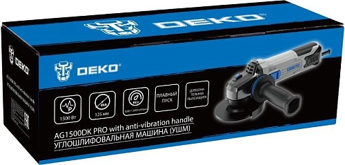 Угловая шлифмашина Deko AG1500DK PRO 083-1026