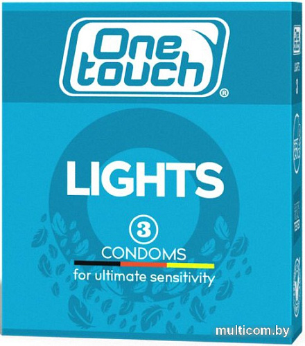 Гладкие презервативы One Touch Lights (3 шт)