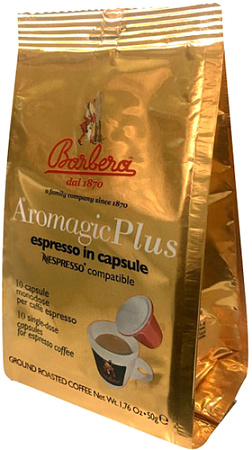Кофе в капсулах Barbera Aromagic Nespresso Plus (10 порций)
