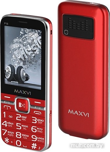 Мобильный телефон Maxvi P18 (красный)