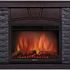 Портал Firelight Porto 30 (камень черный/шпон венге)