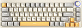 Клавиатура Cyberlynx ZA68 Beige Gray Yellow (TNT Yellow)