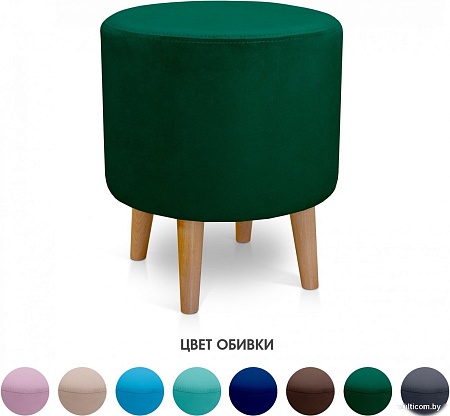 Пуфик Mio Tesoro Ронд (Amo 19/натуральное дерево)