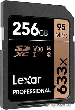Карта памяти Lexar LSD256CBEU633 SDXC 256GB