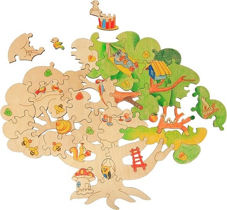 Мозаика/пазл Woody Чудесное дерево 00280
