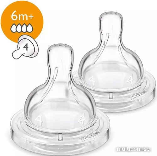 Набор сосок Philips Classic+ SCF634/27 (2 шт)